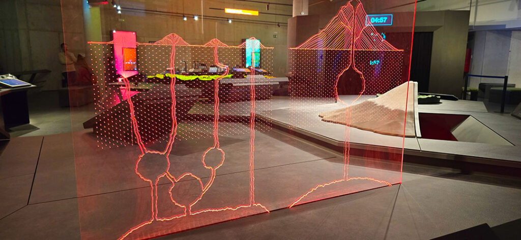 Atelier volcan éruption musée de Olot - Espai Cràter