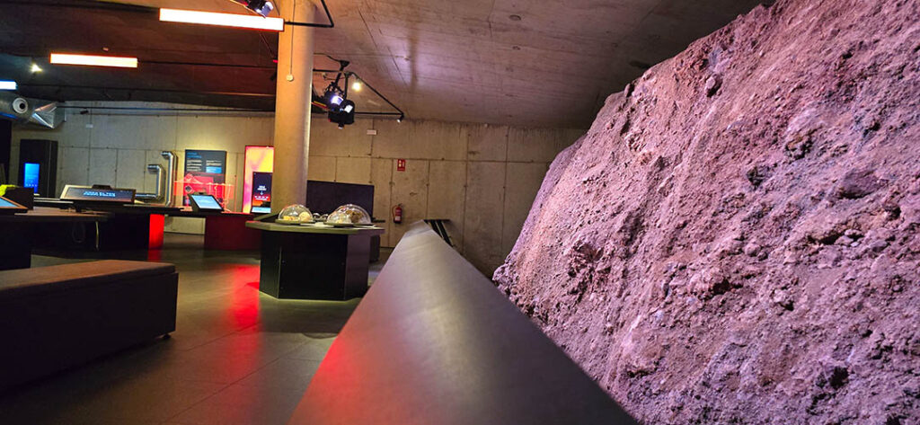 Mur d'argile du musée Espai cràter de olot